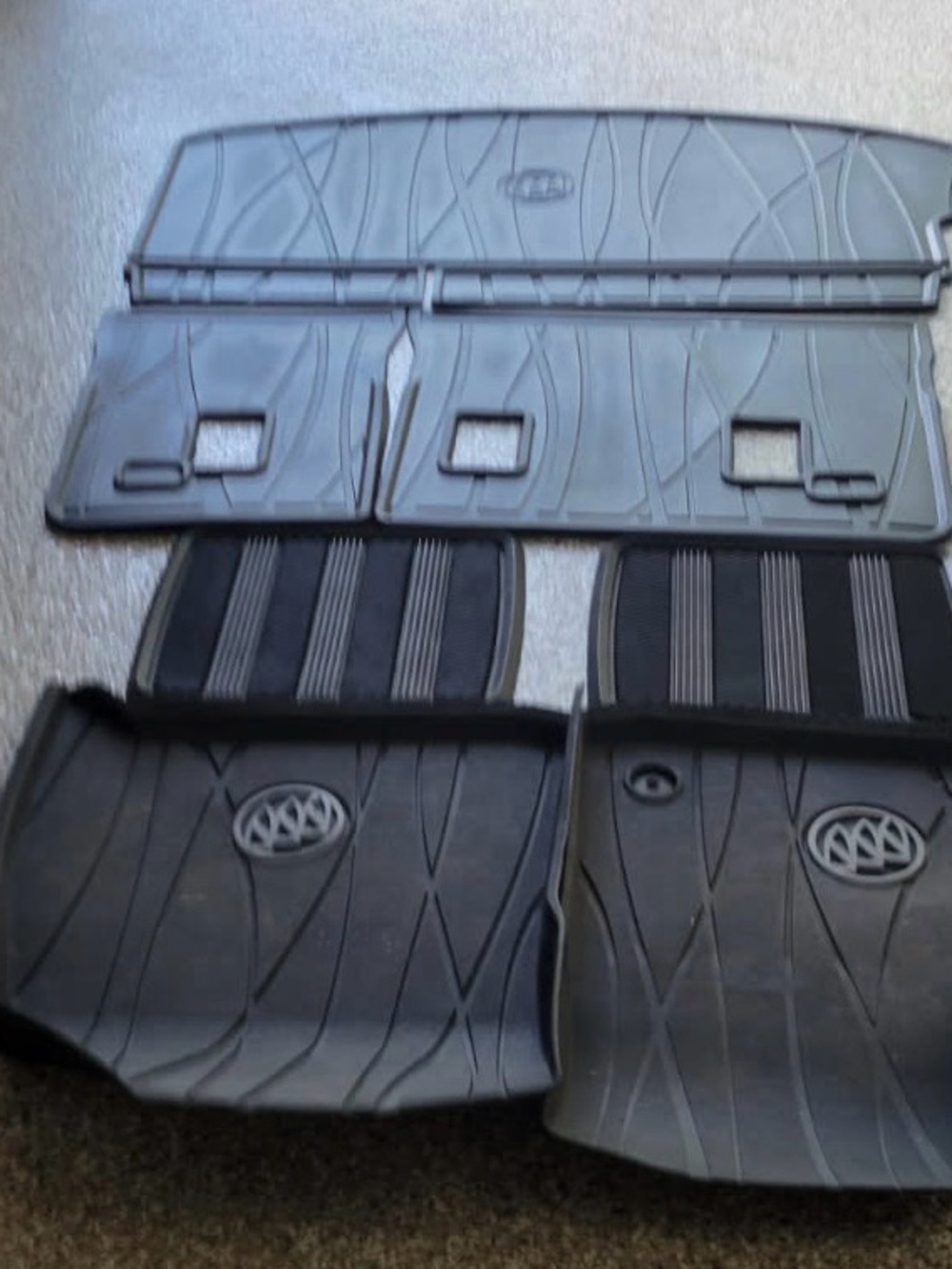 OEMBuick Enclave All-Weather Mat & Integrated Cargo LinerSet2018-2024 Power Fold